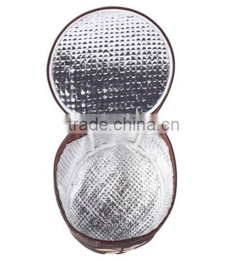 small cooler bag round shape for food