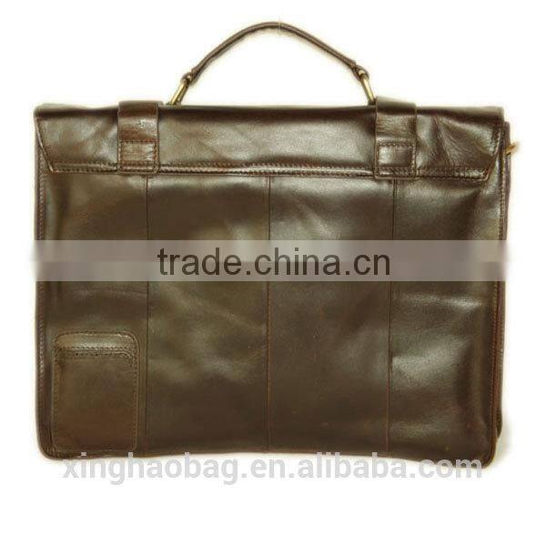 2014 men leather briefcase business portfolio briefcase