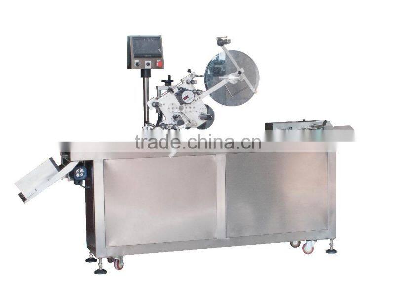 High speed automatic paper bag labeling machine