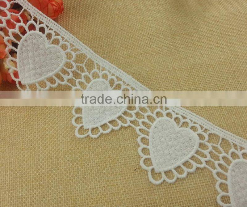 Fancy emboridery lace for ladies Sweater neckline --- H1665