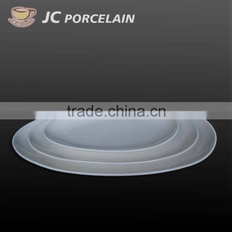 2016 fashion wholesale ceramic plain with plate