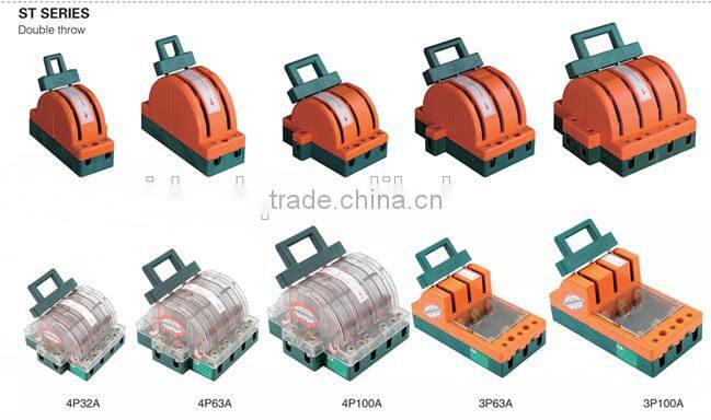 Plastic Knife Switch Electric change over switch