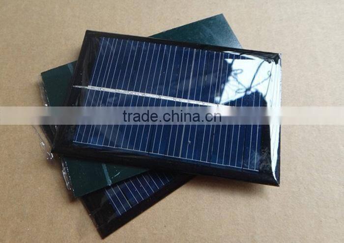 Polycrystalline Solar Power Panel Module DIY 80x55 6V 100MA 0.6W For Mobile Power Bank Battery Cell Phone Toys Chargers Portable