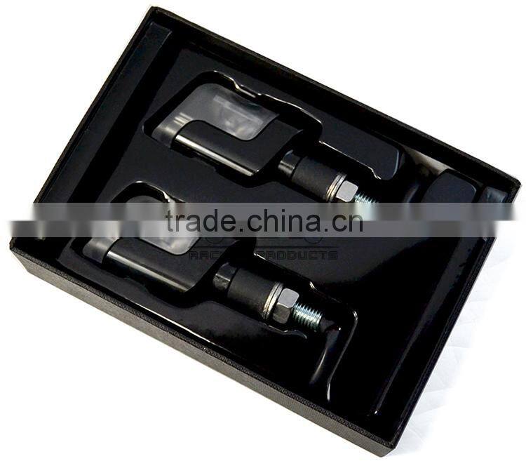 BJ-SL-058 New arrival black housing universal amber LED motorcycle turn signal lights