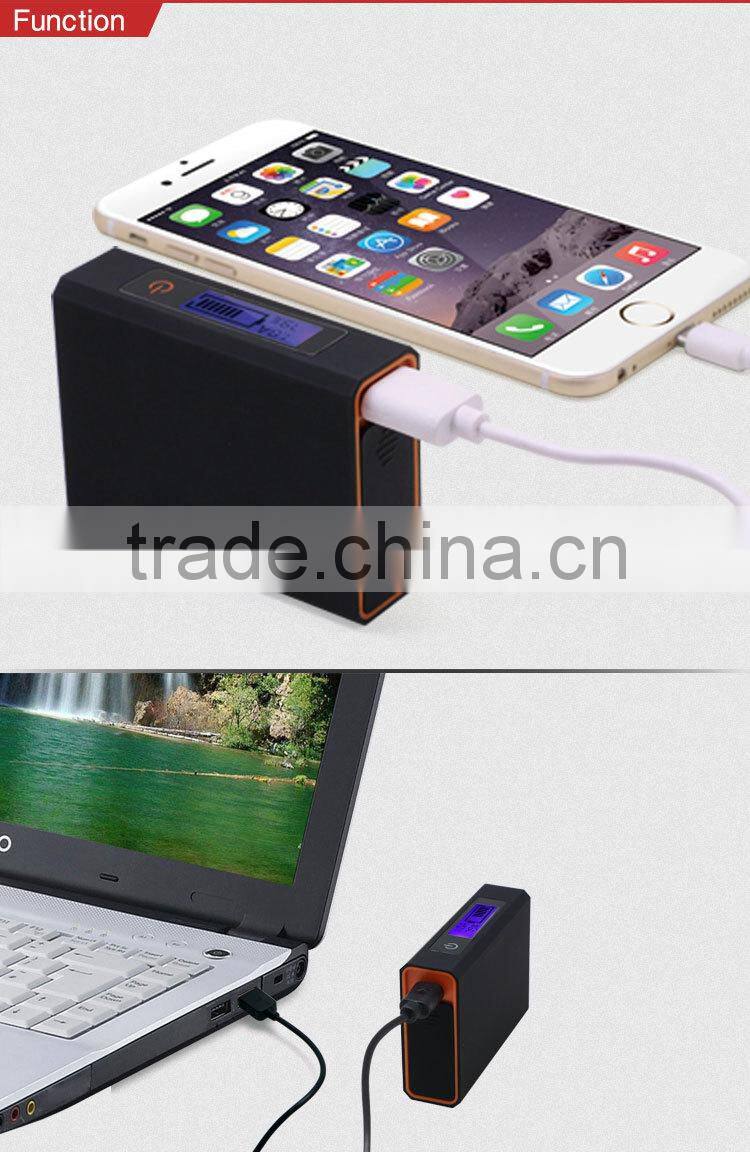 LCD screen High quality 5200 mAh power bank external battery charger