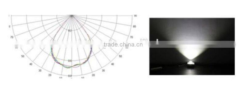 Glass LED lens 100 watt high power led lens