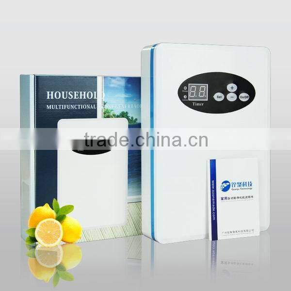 Fashion ozone and ion air purifier machine for used in home
