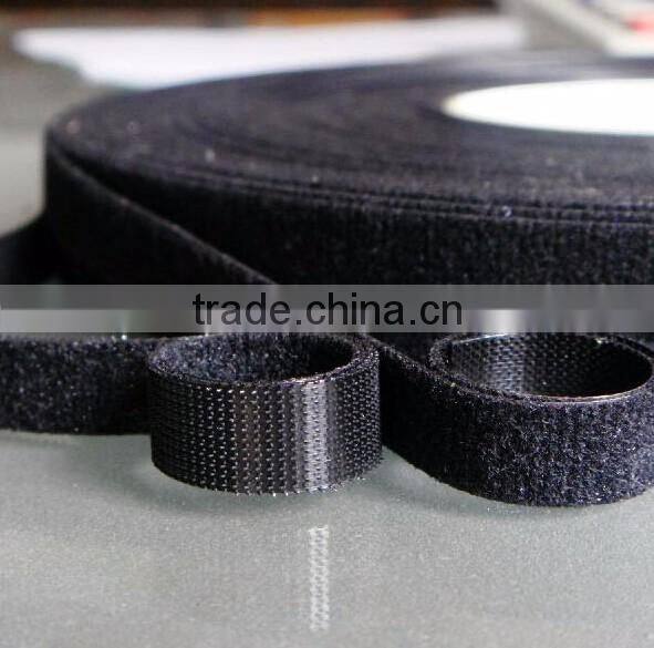 Nylon reusable adjustable hook and loop fastener tape