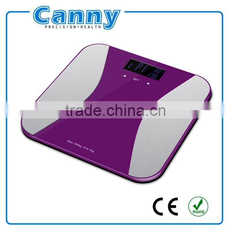 180kg/400lb Digital Weighing Scale, Smart Body Analyzer / Body Fat Scale