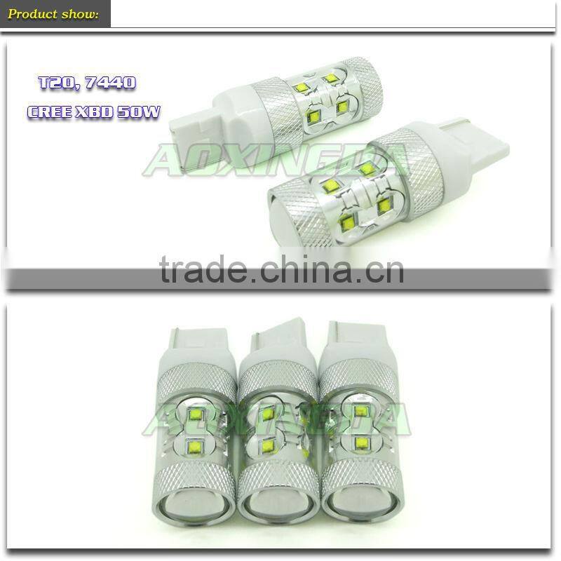 CREE XBD 50W T20 7440 high intense LED bulb