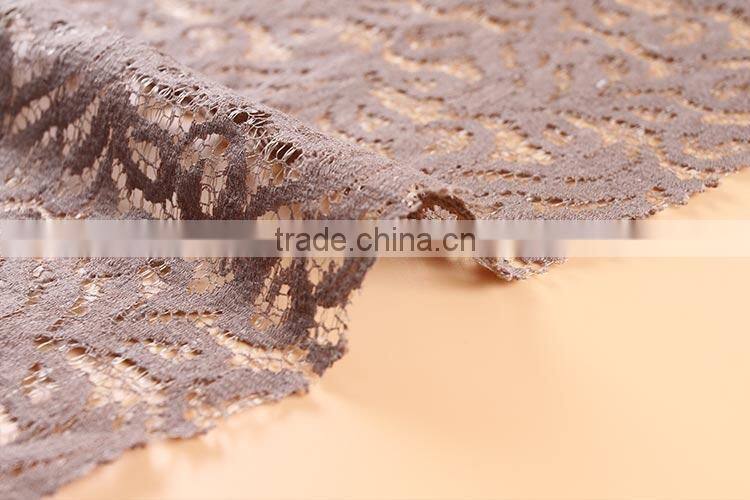 Fabrics supplier Best selling Fancy Knitted new design lace fabric