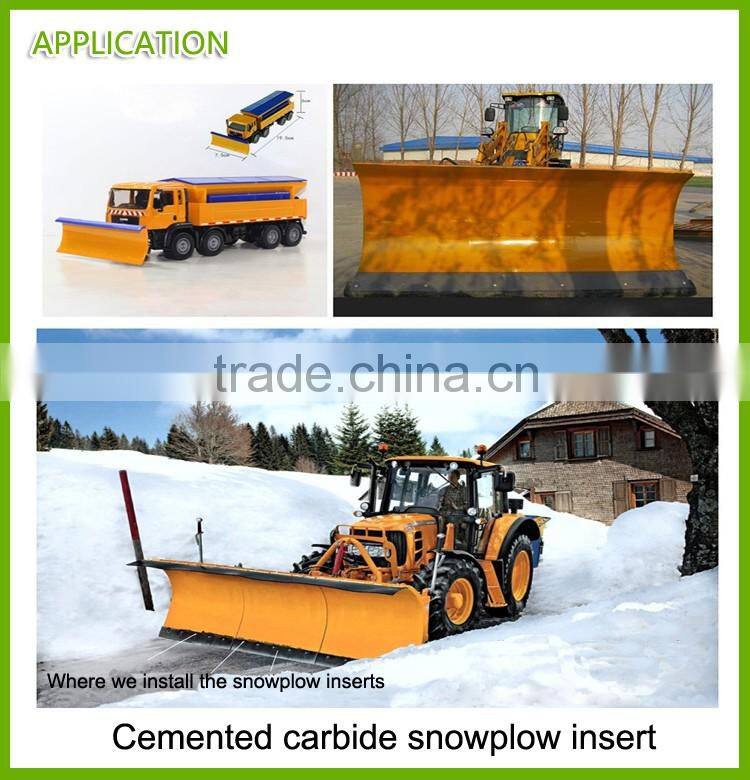 Export USA YG11C/K40 tungsten carbide snowplow blade inserts