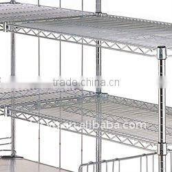 Industrial and Cleanroom Wire Shelving Chrome Post