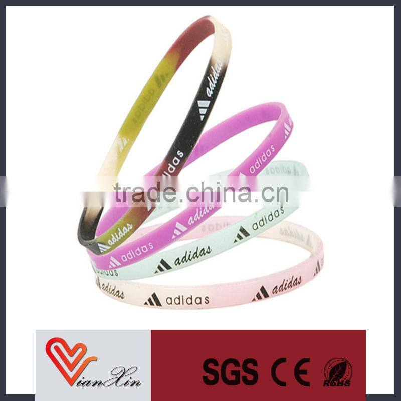 china personalized custom silicone wristband unit