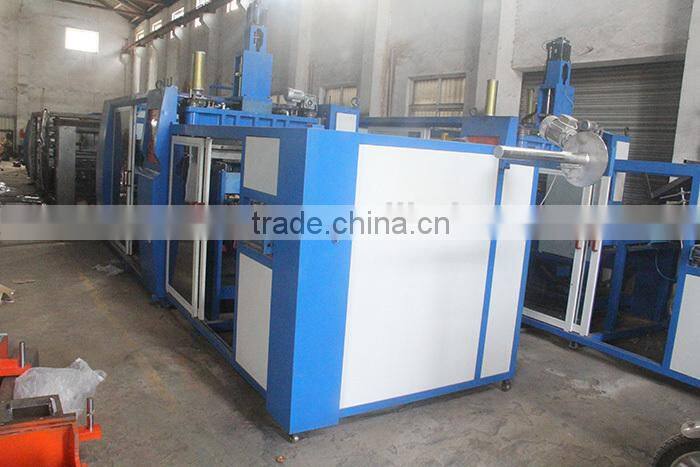 PP Rectangular Container Cover Thermoforming Machine With Stacker