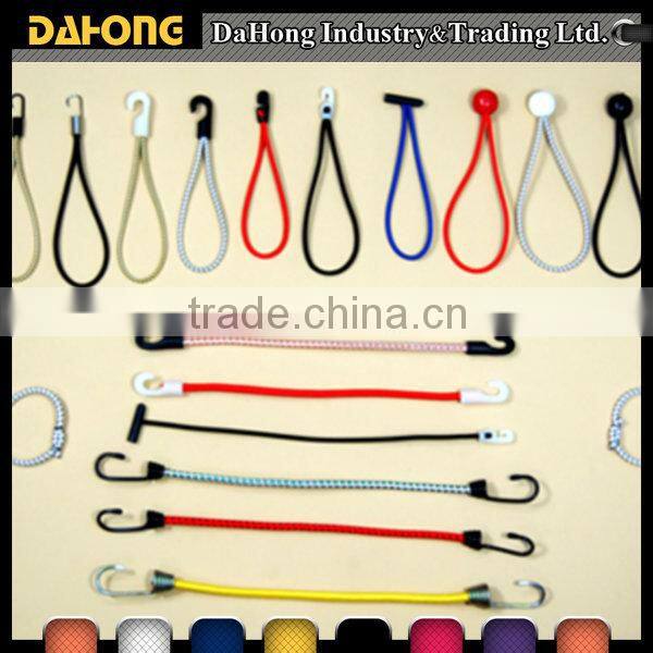 good quality competitive price strong elastic bungee cord with clasp