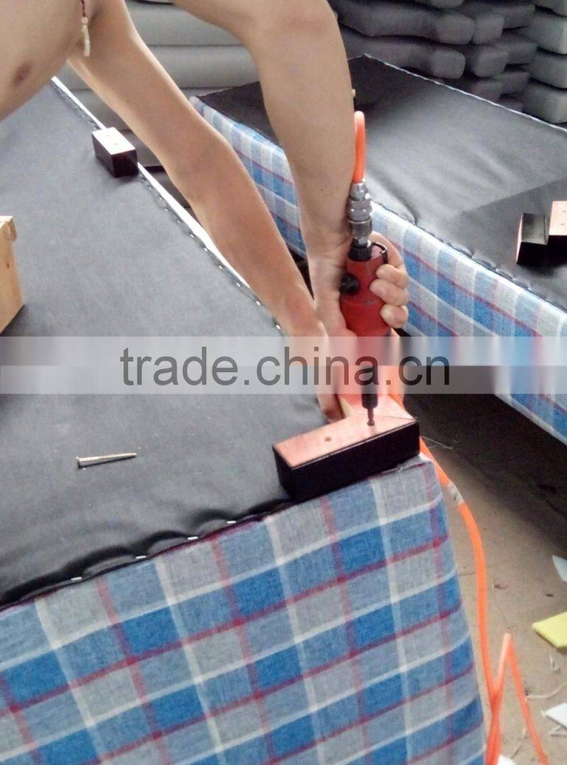 Fabric long sofa new design