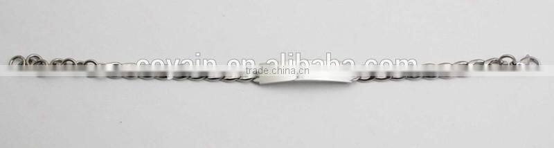 Factory Customize Stainless Steel Tag ID Bracelet Men's Jewelry