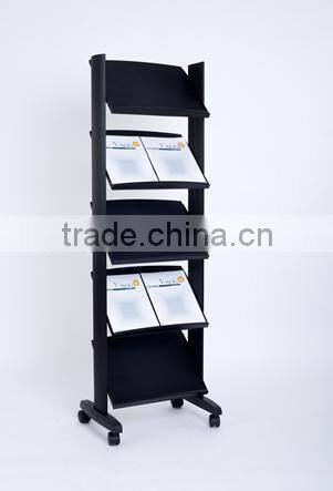 high quality newspaper and magazine display stand