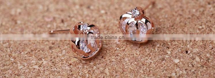 JINSE Crown Shaped Earrings