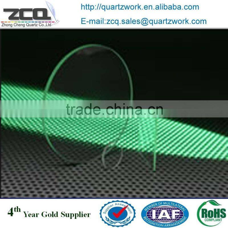 ROUND THIN OPTICAL QUARTZ GLASS PLATE/RING