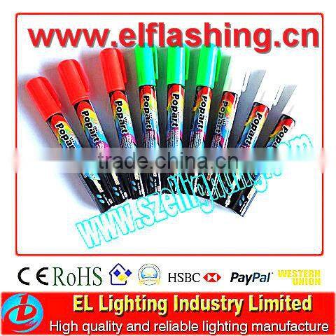 Protable led writing board with colorful pens