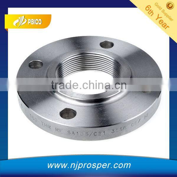 Standard and Non-standard Stainless Steel Forged Threaded Flange from china (YZF-Y155)
