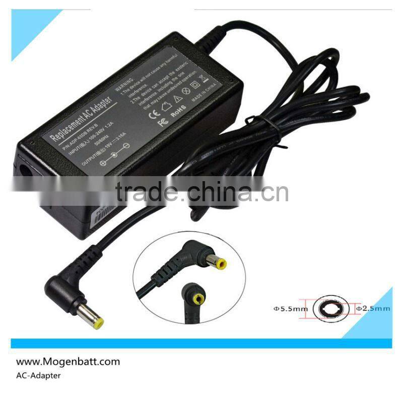 Best Price Laptop Ac Adapter, 60W 19V 3.16A,with 5.5*2.5mm For FUJITSU