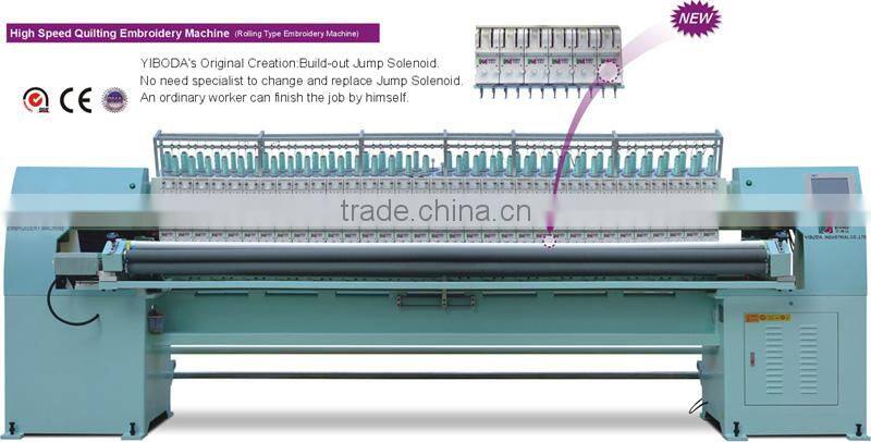 High Speed Quilting Embroidery Machine YBD 150 (Rolling Type Embroidery Machine)