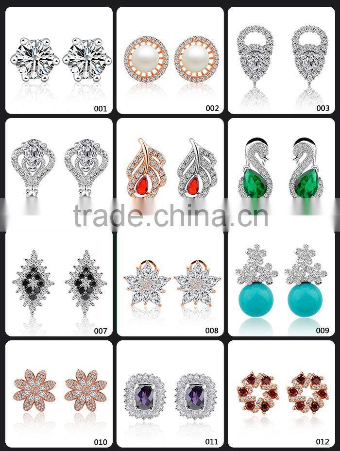 Alibaba Express In Spanish Stainless Steel Rose Gold Dog Earrings