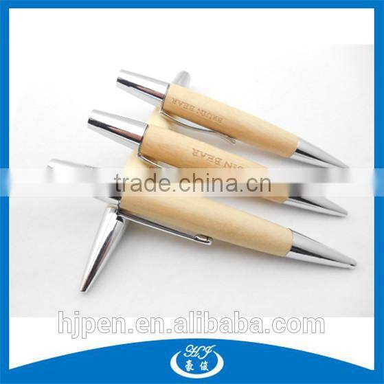 2014 Popular New Design Wood Ball Pen