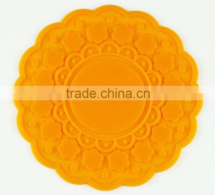 Durable heat resistant cheap custom silicone hot pad