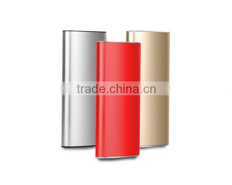 Wholesale high capacity dual output mobile charger power bank 10000 mah