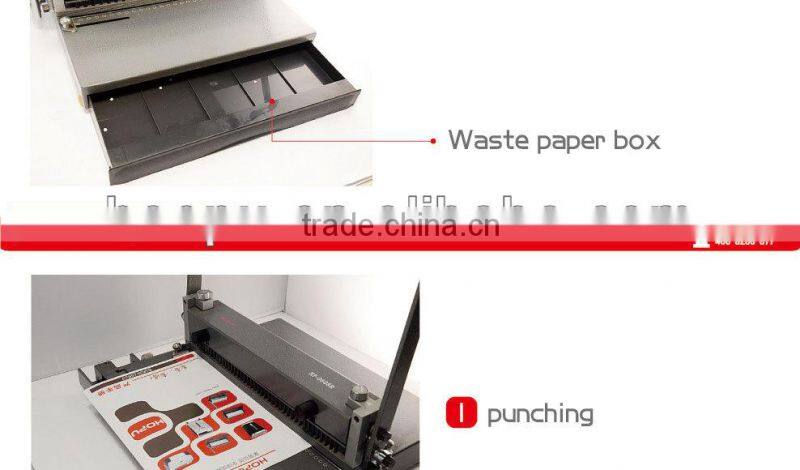 spiral wire binding machine photo book binding machine banknote binding machine
