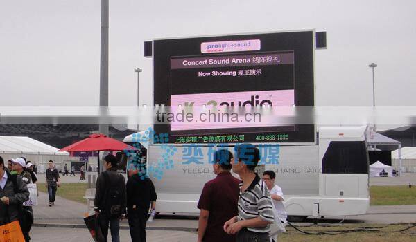 Hot YEESO Full Color Display Outdoor Advertising LED Car