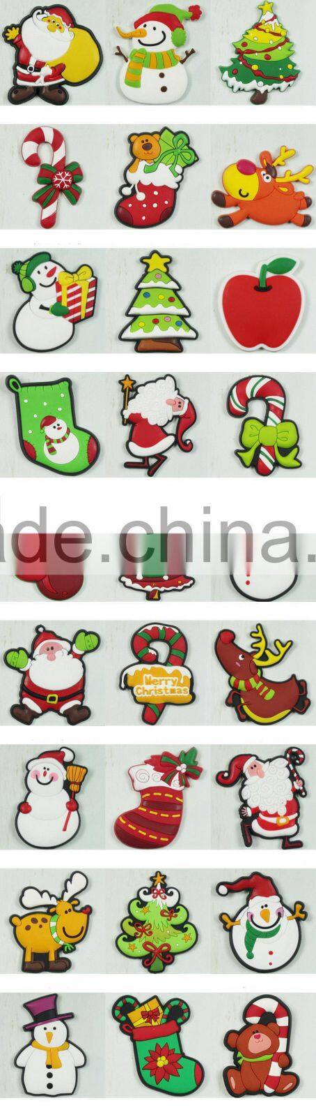 Christmas snowman fridge magnet sticker,stainless steel fridge sticker