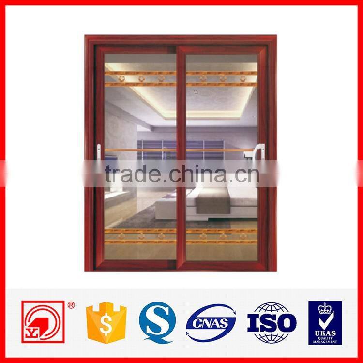 glass sliding door materials with grill design sliding door