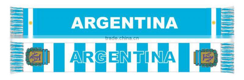 World cup new style knitted scarves