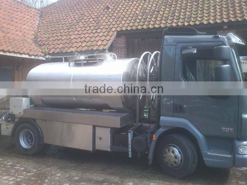 Fresh milk transport vessel