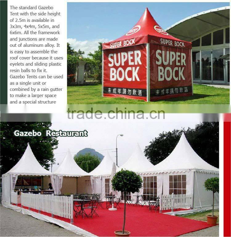 Small booth marquee gazebo tent for outdoor exhibition