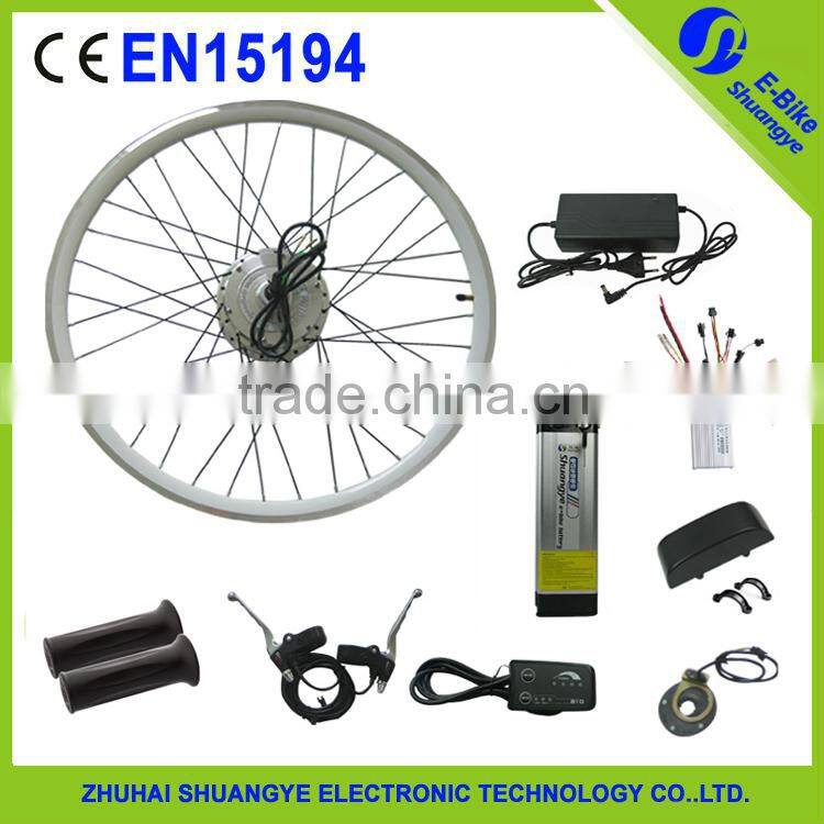 CE battery Electric bicycle kit / E bike conversion kit / 24V/36V/48V 250-1000W Motor
