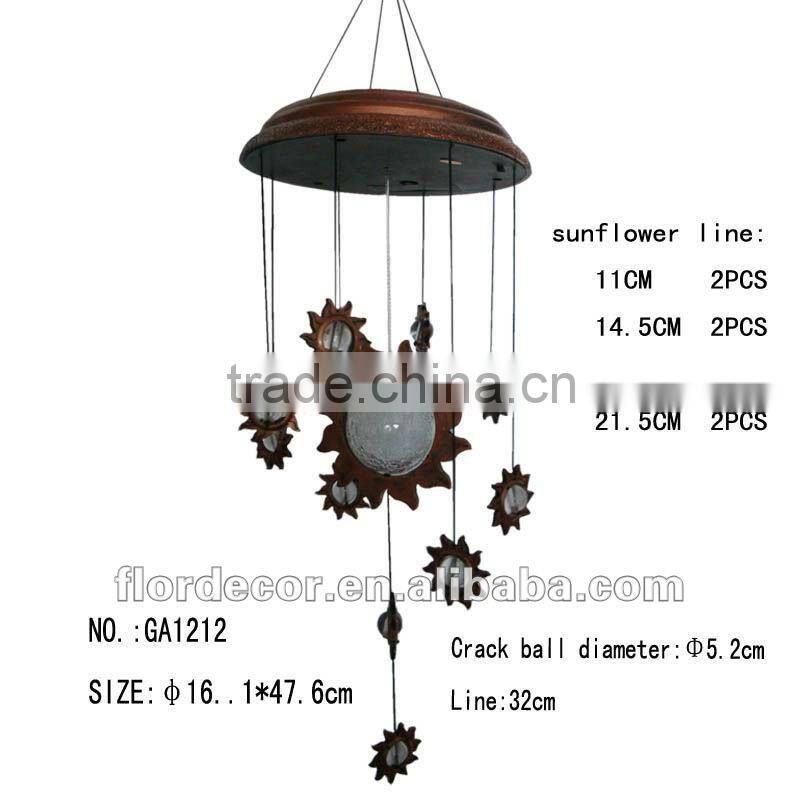 Colour Changing Solar Wind Spinner Spiral Light Ball Garden Tree Patio Red Blue Green Pink