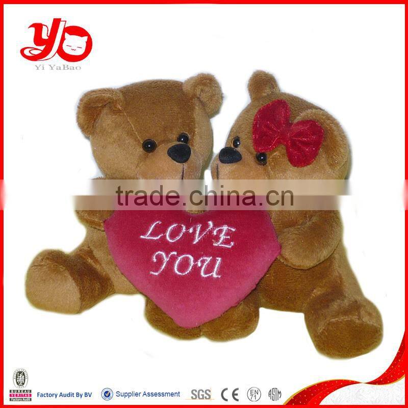 wholesale custom plush bear for valentines' day