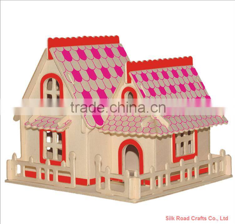 3d wooden puzzle three-dimensional