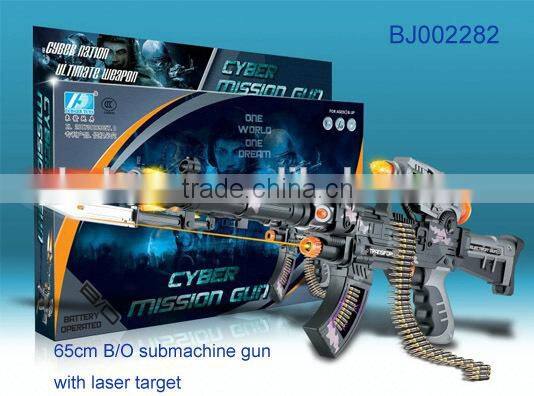 new item army toy gun blue plastic b/o toy sound gun