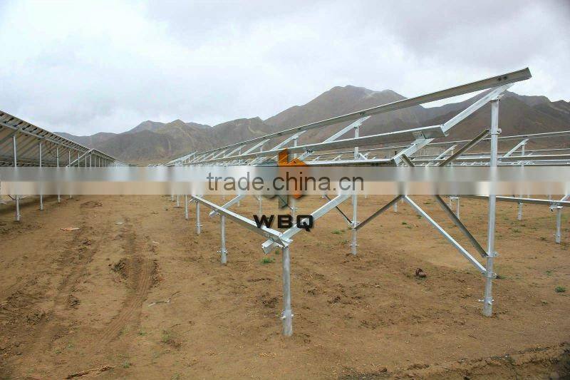 F114*2000*220 Hot dipped galvanzied ground anchor with flange