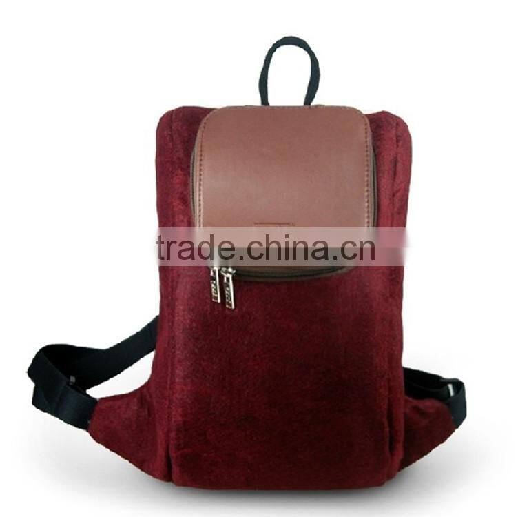 2016 Wholesale backpack Fashion felt Backpack new design felt sport backpack