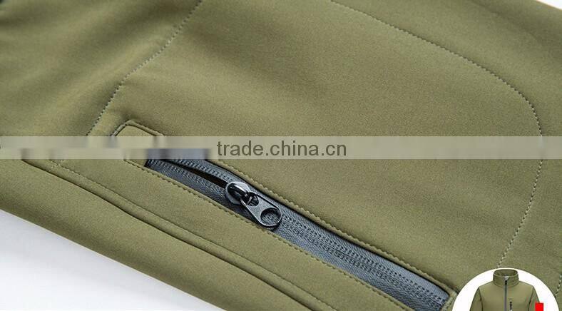 Custom Men Black Waterproof Softshell Climb Jacket