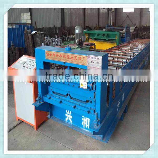 820 Joint-Hidden Trapezoidal Coloured Metal Roofing Sheet Molding Machine