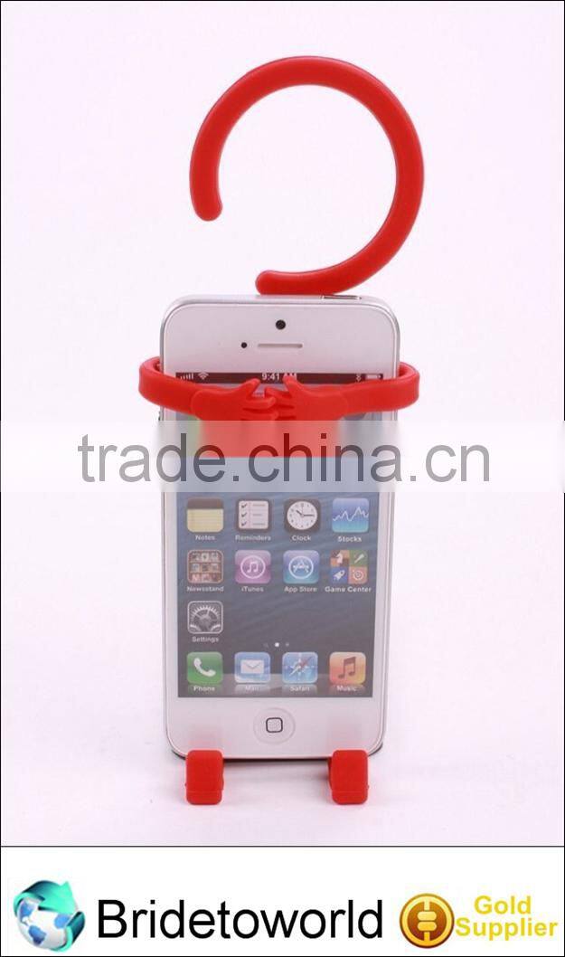 Man shape cell phone holder hanging